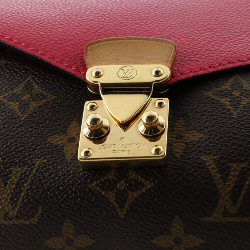 Louis Vuitton Pallas Chain Shoulder Bag Monogram Canvas and Calfskin Brown - Picture 8 of 15